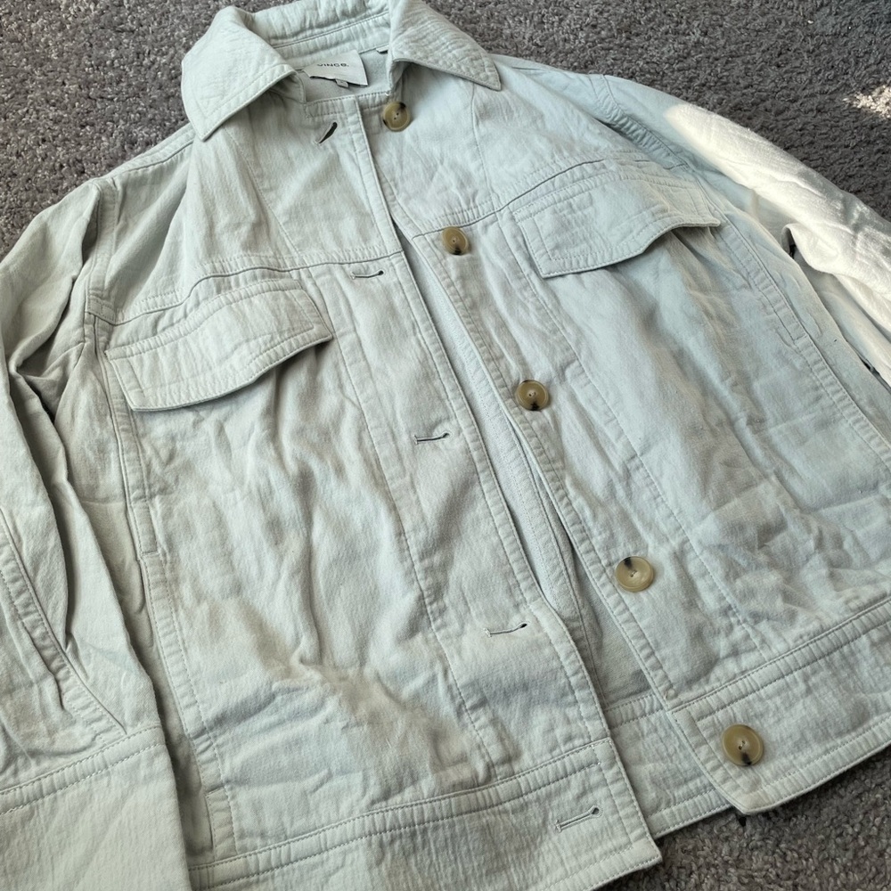 Vince Button Jacket Sz Med - Picture 7 of 14